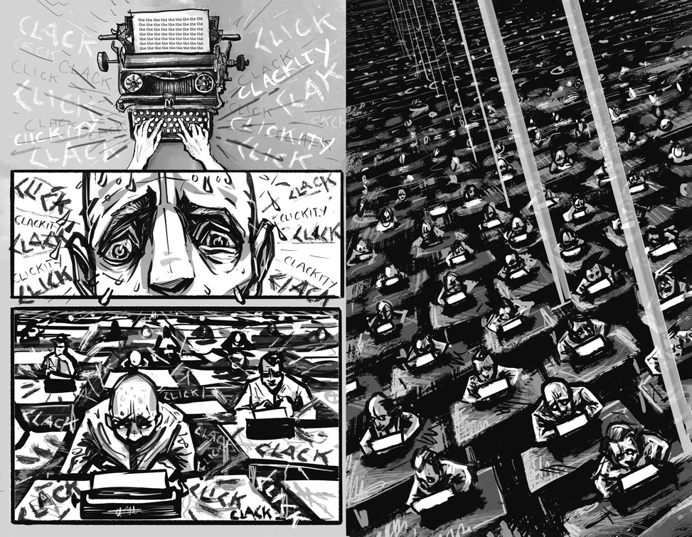 The Typist page preview: The Room